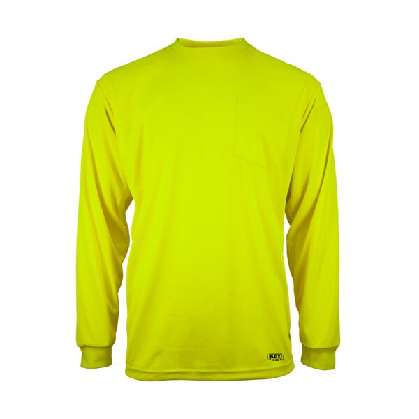 Key Enhanced Visibility UltraSoft Long Sleeve Pocket Tee 872-C Enhanced Visibility UltraSoft Long Sleeve Pocket Tee Thumbnail