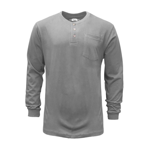 Key KEY Spartan Long Sleeve Pocket Henley 865 KEY Spartan Long Sleeve Pocket Henley Thumbnail