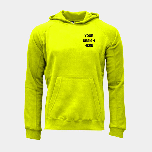 CUSTOM Unisex HI-VIS Pullover Hoodie Thumbnail