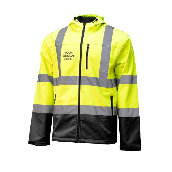 CUSTOM Crawford Rip Stop HI-VIS Jacket Thumbnail
