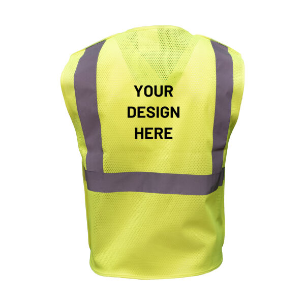 CUSTOM ANSI II Class 2 Hi-Visibility Break-A-Way Mesh Vest Thumbnail
