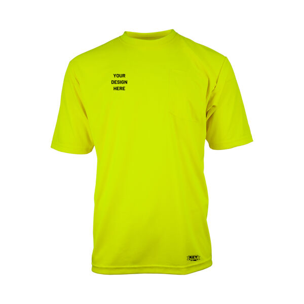 CUSTOM Enhanced Visibility UltraSoft Short Sleeve Pocket Tee Thumbnail