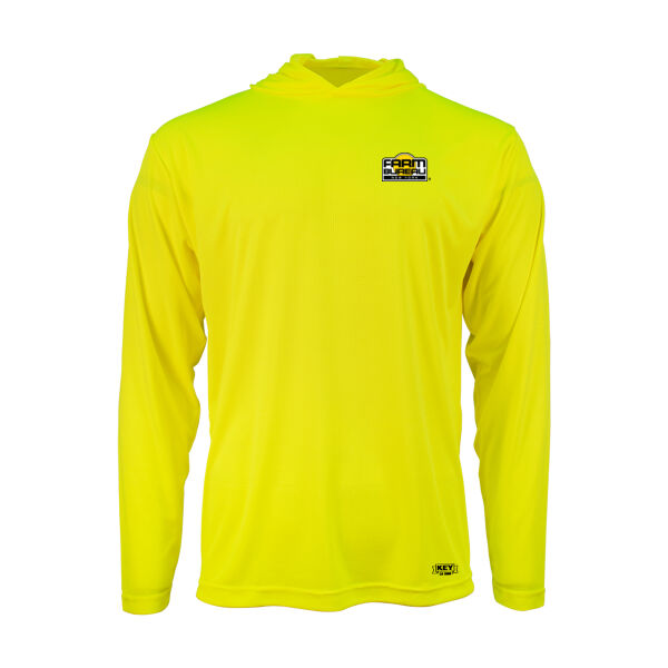 NYFB Enhanced Visibility UltraSoft Light Weight Long Sleeve Hoodie Thumbnail