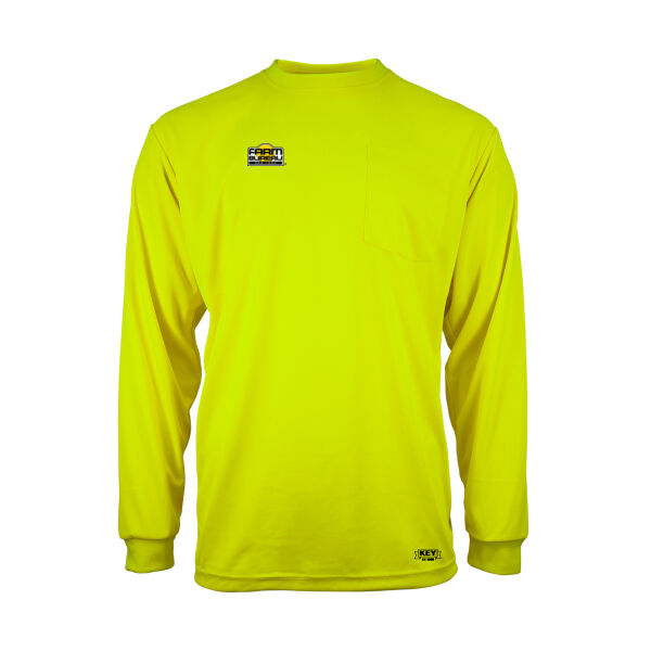 NYFB Enhanced Visibility UltraSoft Long Sleeve Pocket Tee Thumbnail