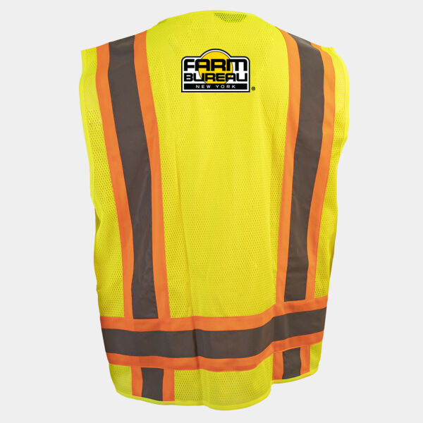 NYFB ANSI II Class 2 Hi-Visibility Mesh All Purpose Vest Thumbnail