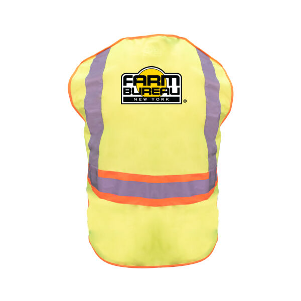 NYFB ANSI II Class 2 Hi-Visibility Break-A-Way Solid Vest Thumbnail