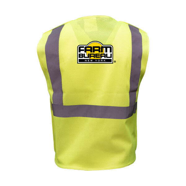 NYFB ANSI II Class 2 Hi-Visibility Break-A-Way Mesh Vest Thumbnail
